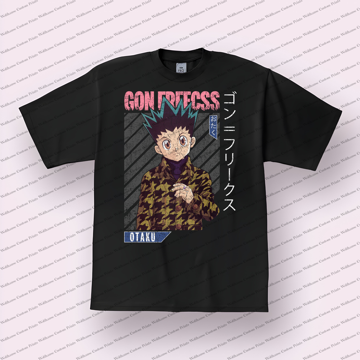 Hunter x Hunter Distressed Design Graphic Tee