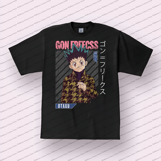 Hunter x Hunter Distressed Design Graphic Tee