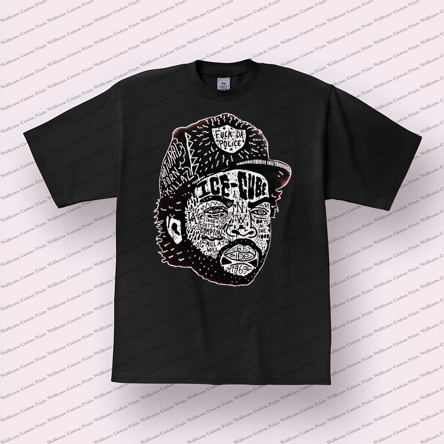 Ice Cube Distressed Graphic Tee