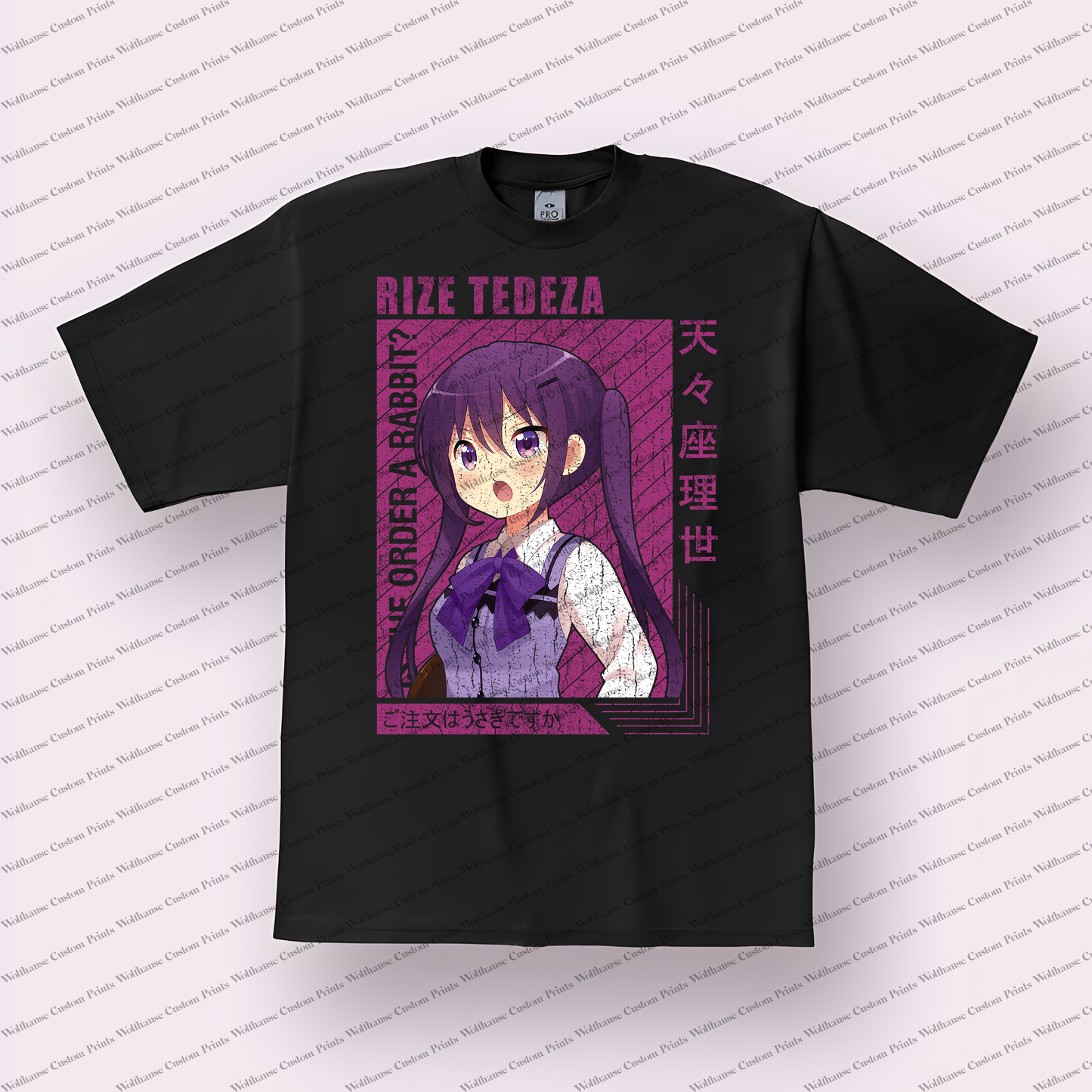 Is the Order a Rabbit Distressed Design Graphic Tee