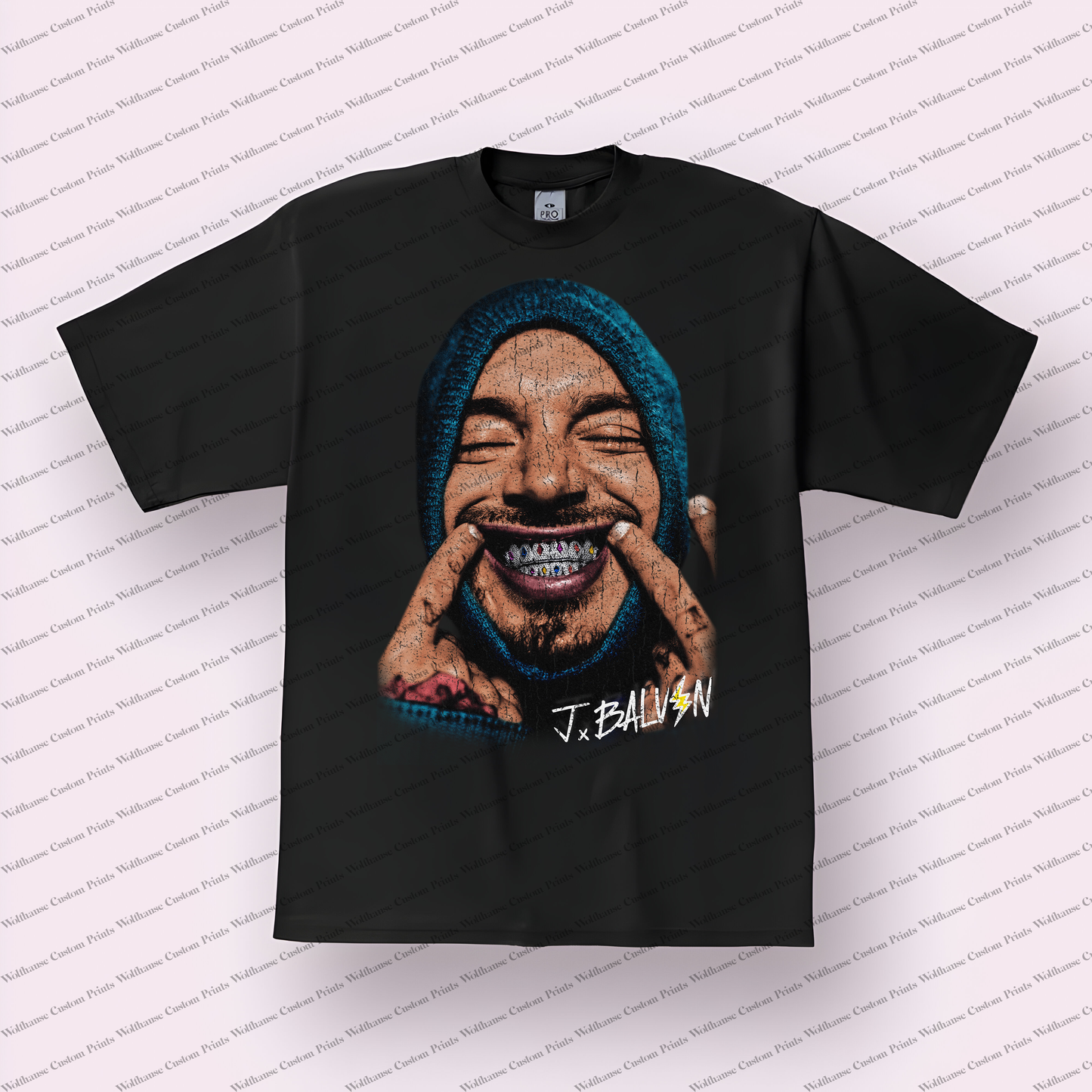 J Balvin Distressed Graphic Tee
