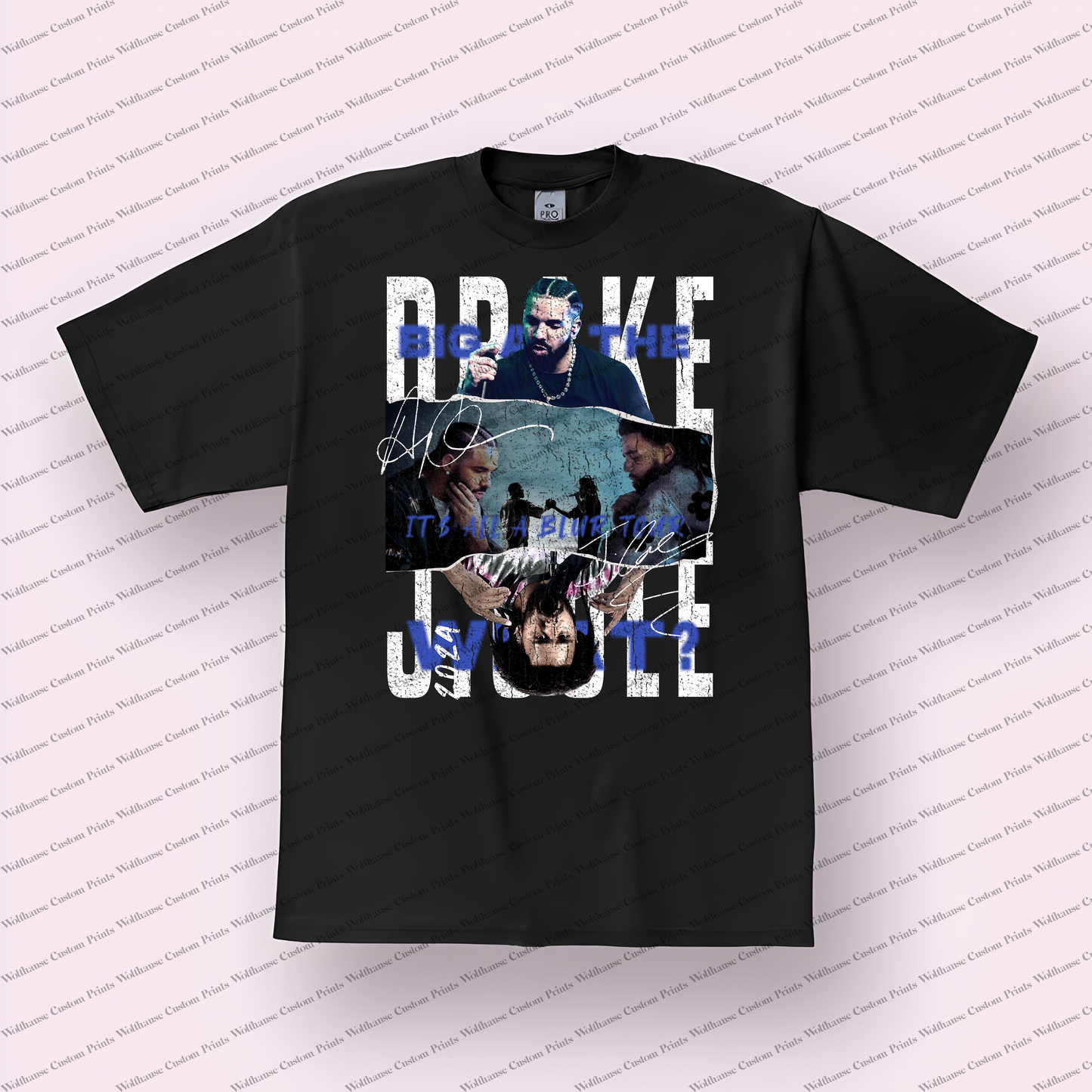 J Cole Distressed Graphic Tee