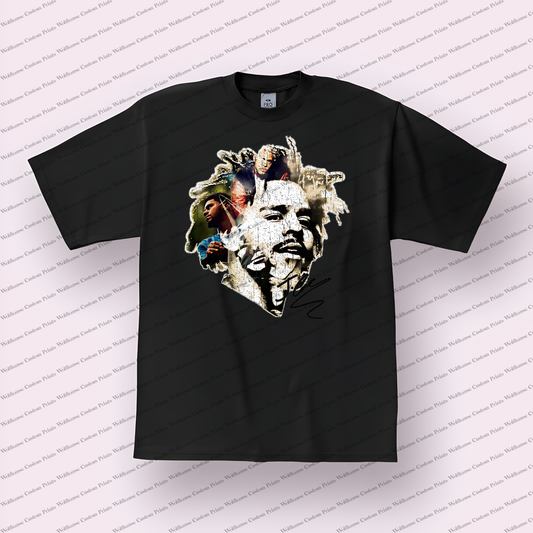 J Cole Distressed Graphic Tee