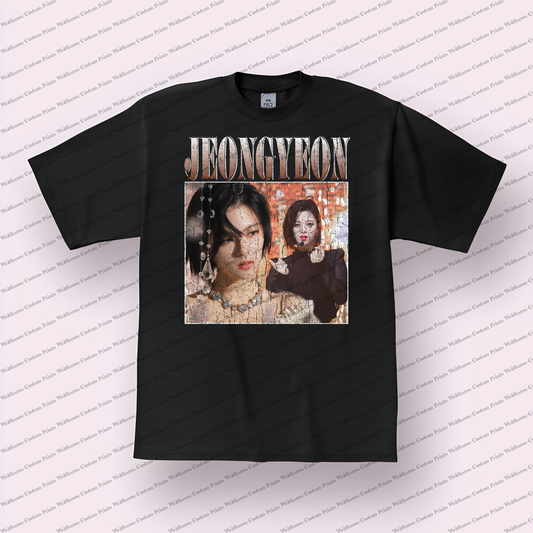 Jeongyeon Distressed Graphic Tee