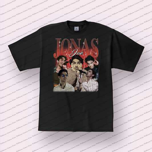Joe Jonas Distressed Graphic Tee