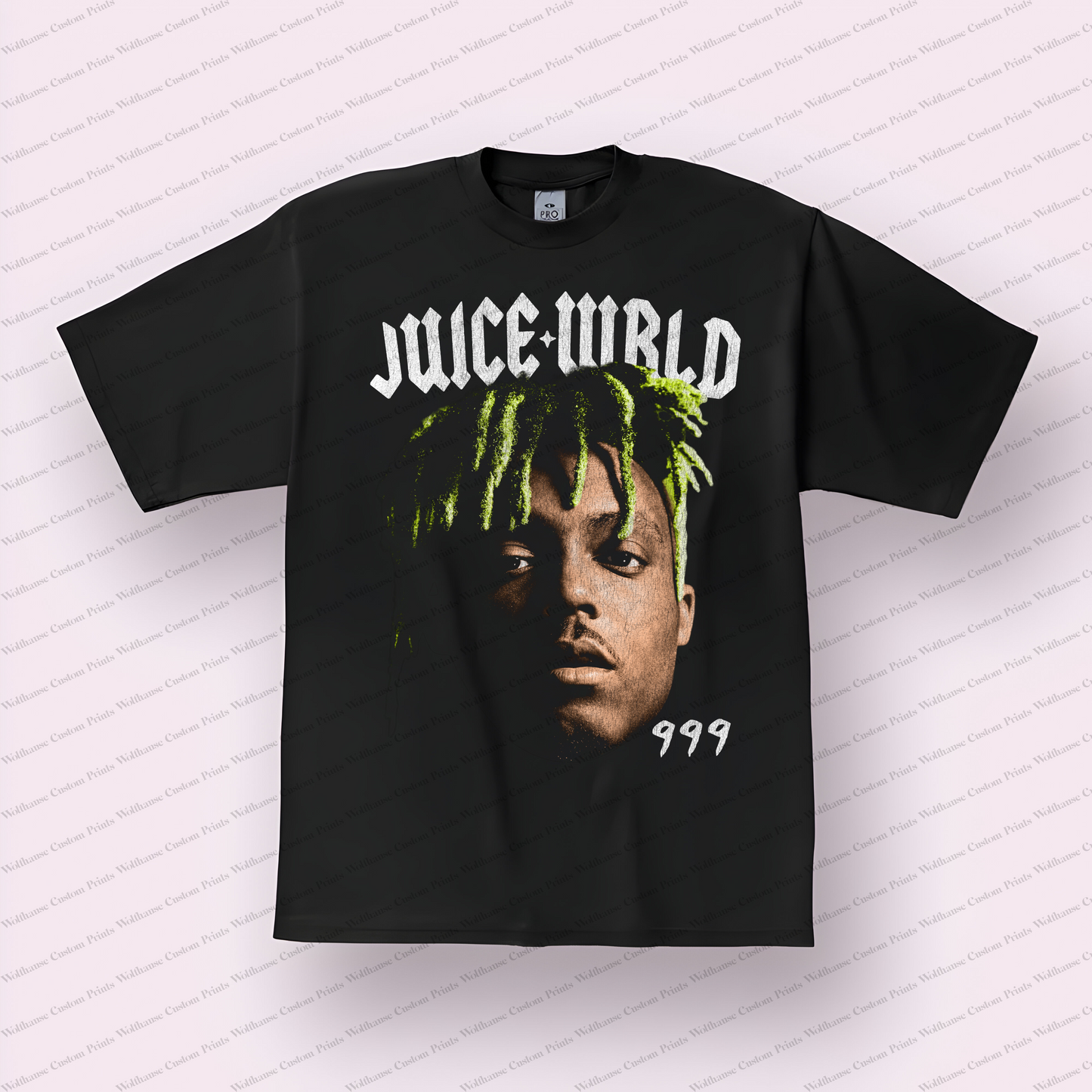 Juice Wrld Big Head Distressed Graphic Tee