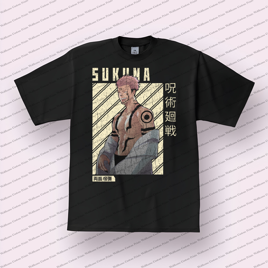 Jujutsu Kaisen Distressed Design Graphic Tee