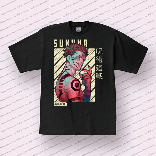 Jujutsu Kaisen Distressed Design Graphic Tee