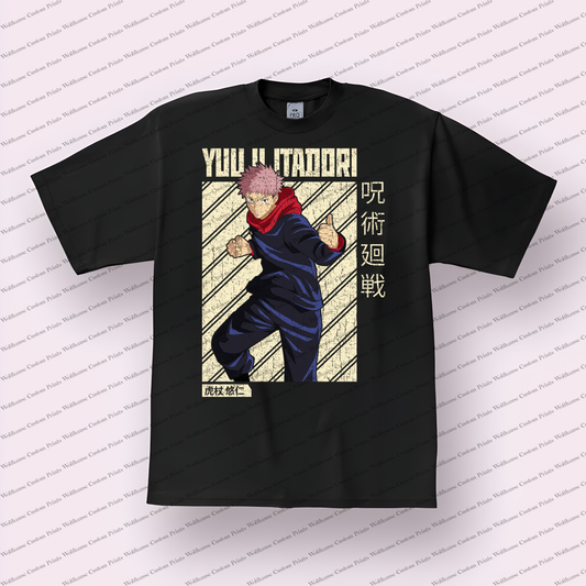 Jujutsu Kaisen Distressed Design Graphic Tee