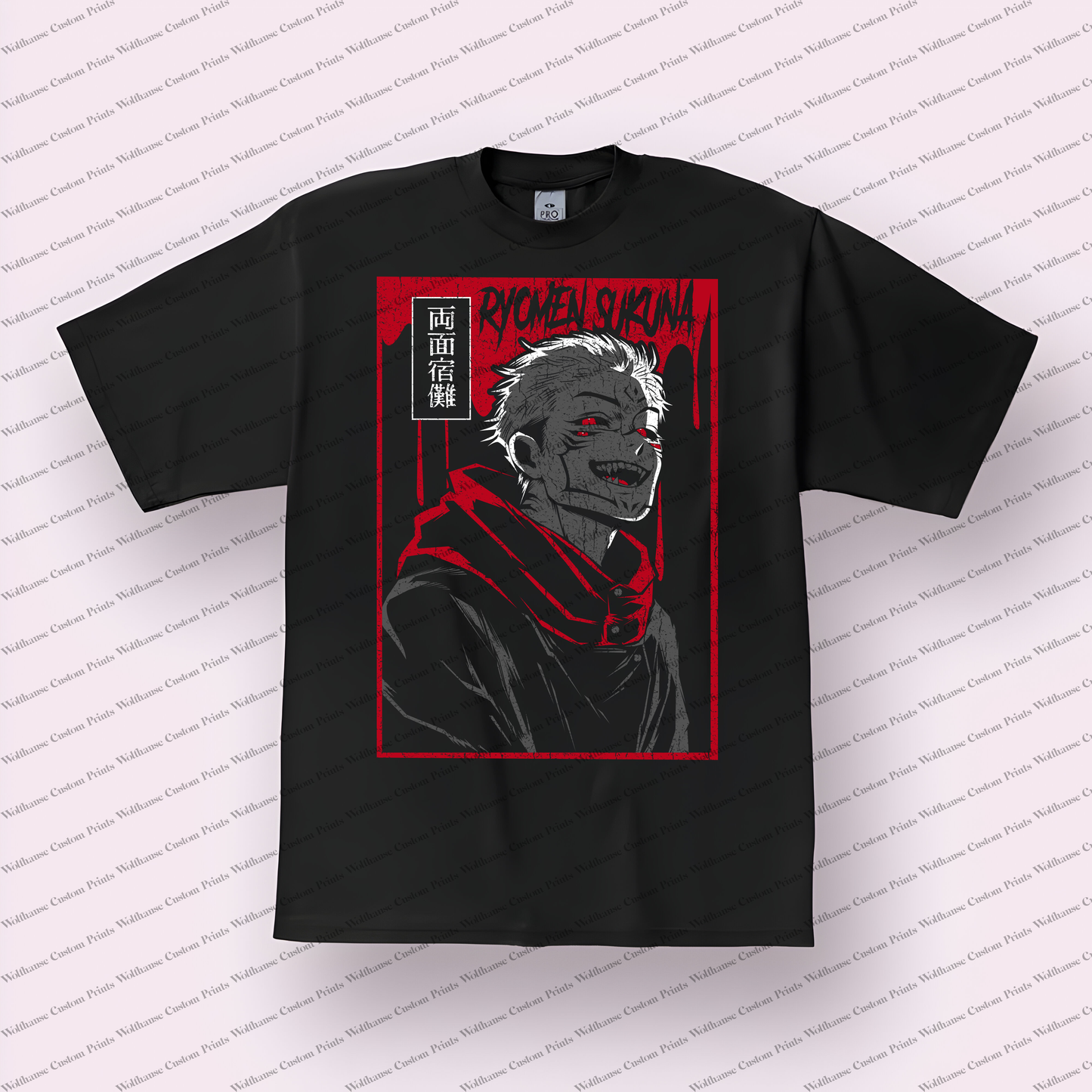 Jujutsu Kaisen Distressed Design Graphic Tee