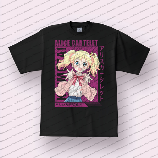 KINMOZA Distressed Design Graphic Tee