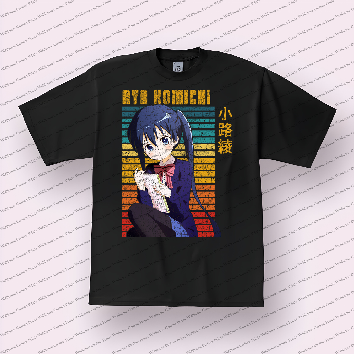 KINMOZA Distressed Design Graphic Tee