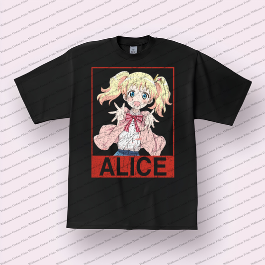KINMOZA Distressed Design Graphic Tee