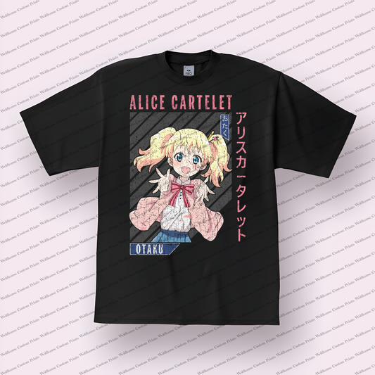 KINMOZA Distressed Design Graphic Tee