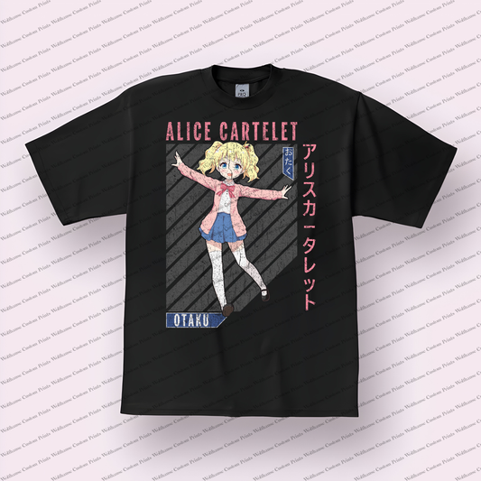 KINMOZA Distressed Design Graphic Tee