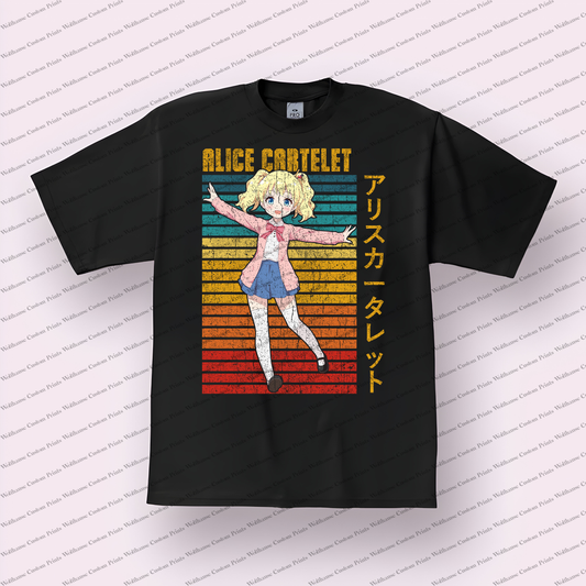 KINMOZA Distressed Design Graphic Tee