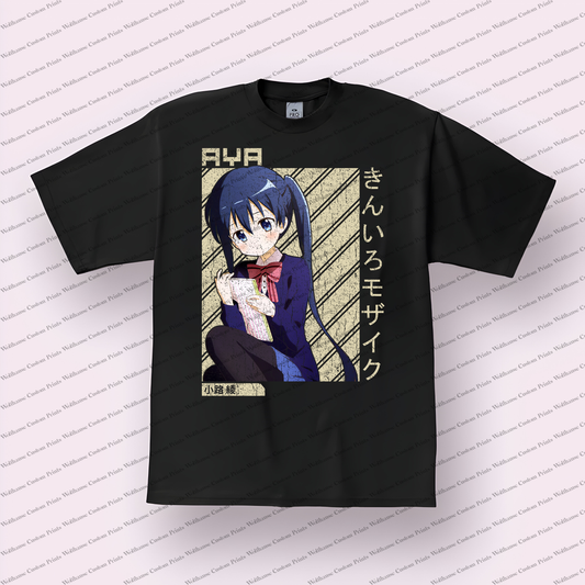 KINMOZA Distressed Design Graphic Tee