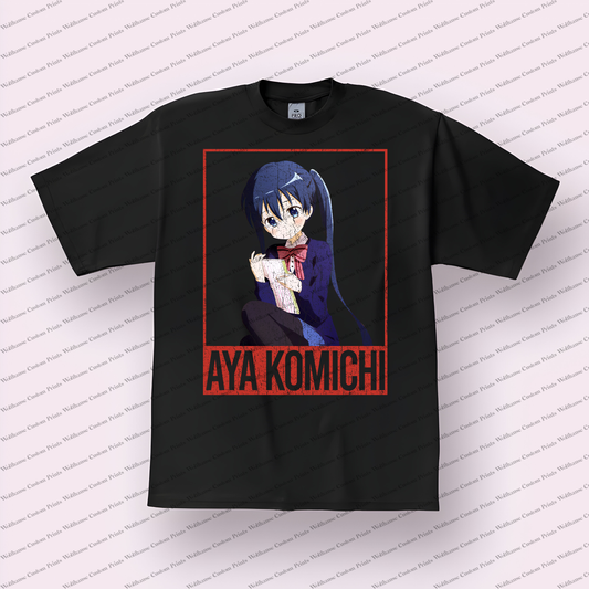 KINMOZA Distressed Design Graphic Tee
