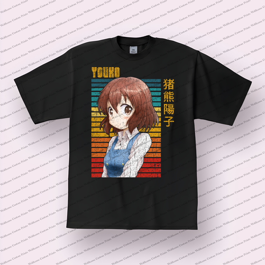 KINMOZA Distressed Design Graphic Tee