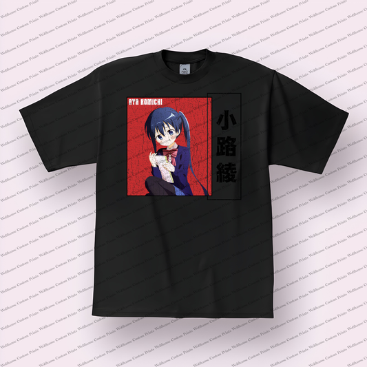 KINMOZA Distressed Design Graphic Tee