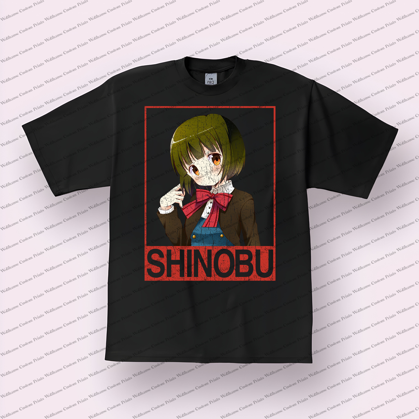 KINMOZA Distressed Design Graphic Tee