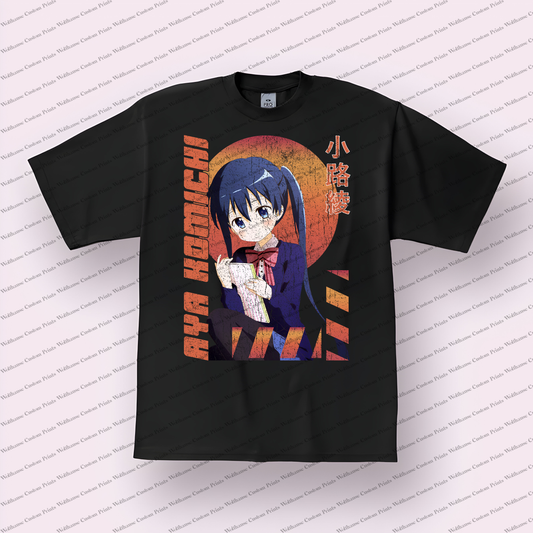 KINMOZA Distressed Design Graphic Tee