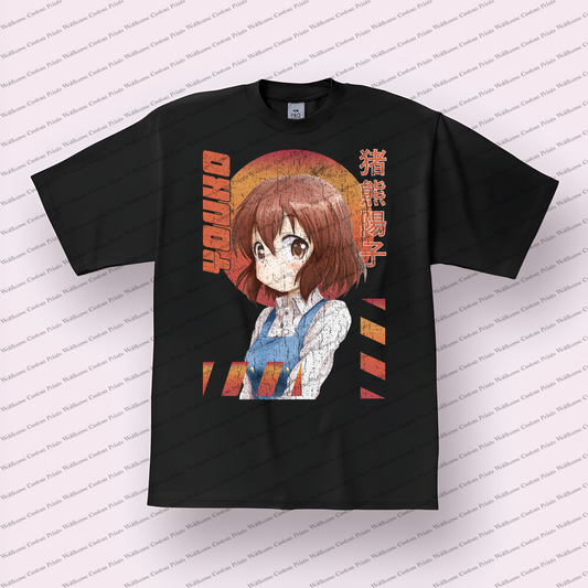 KINMOZA Distressed Design Graphic Tee