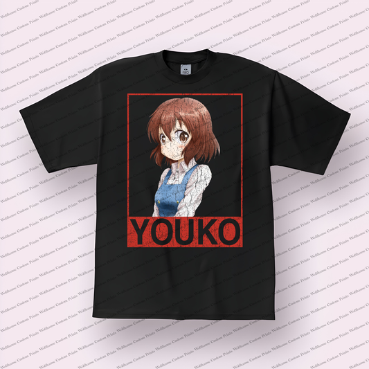 KINMOZA Distressed Design Graphic Tee