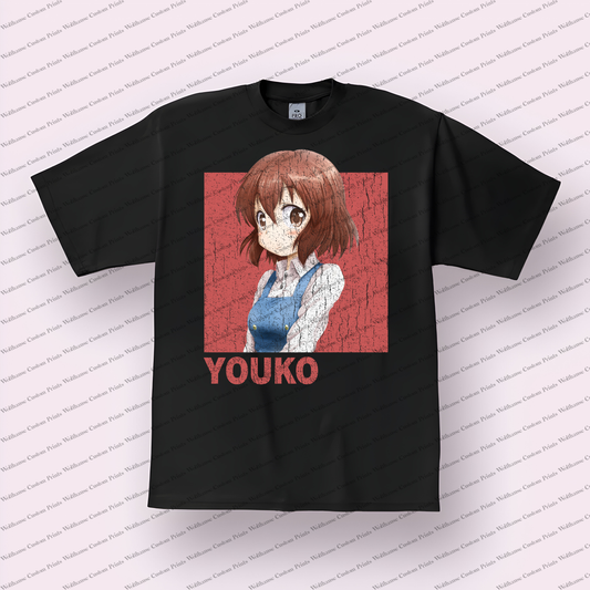 KINMOZA Distressed Design Graphic Tee