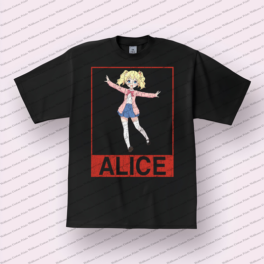 KINMOZA Distressed Design Graphic Tee