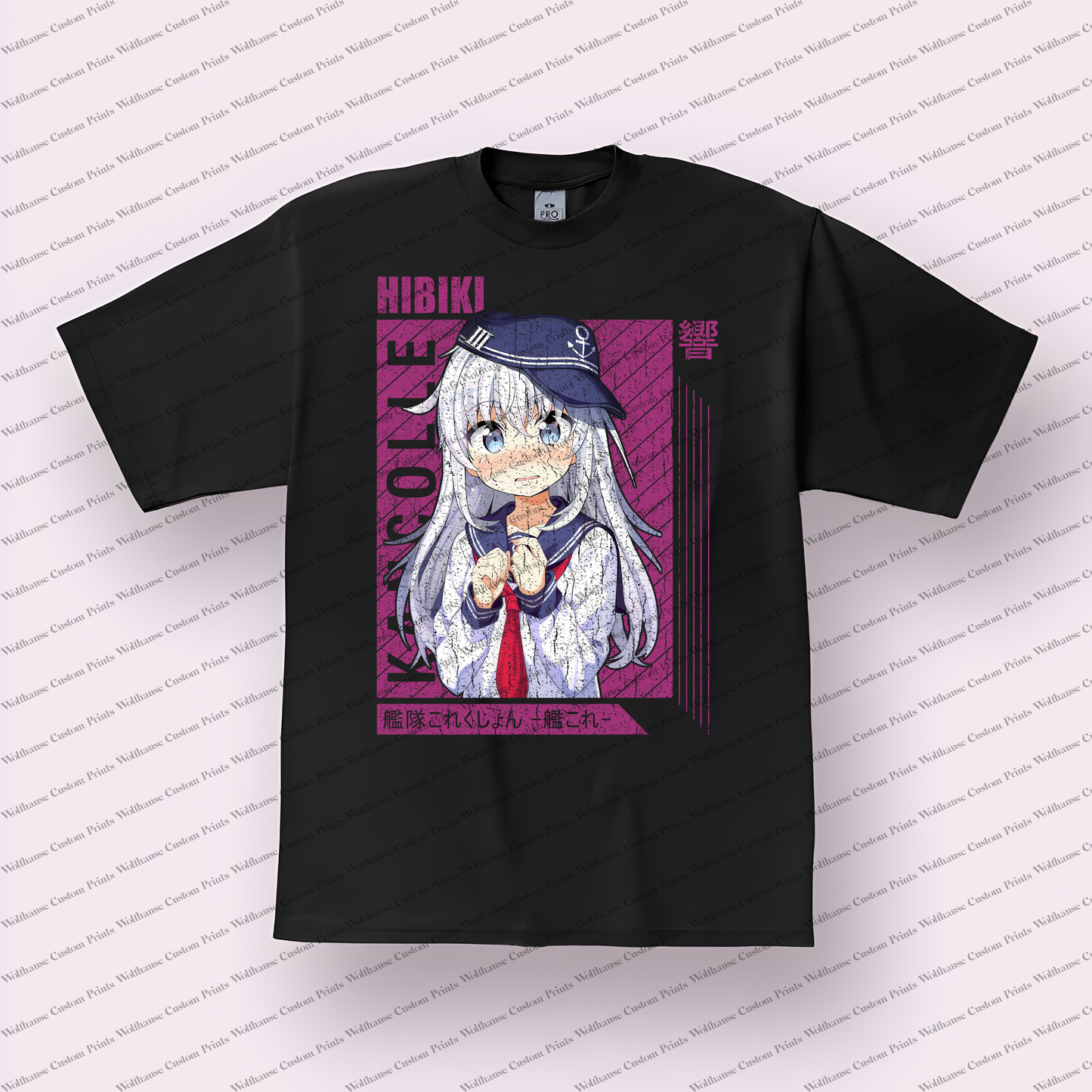 KanColle Distressed Design Graphic Tee