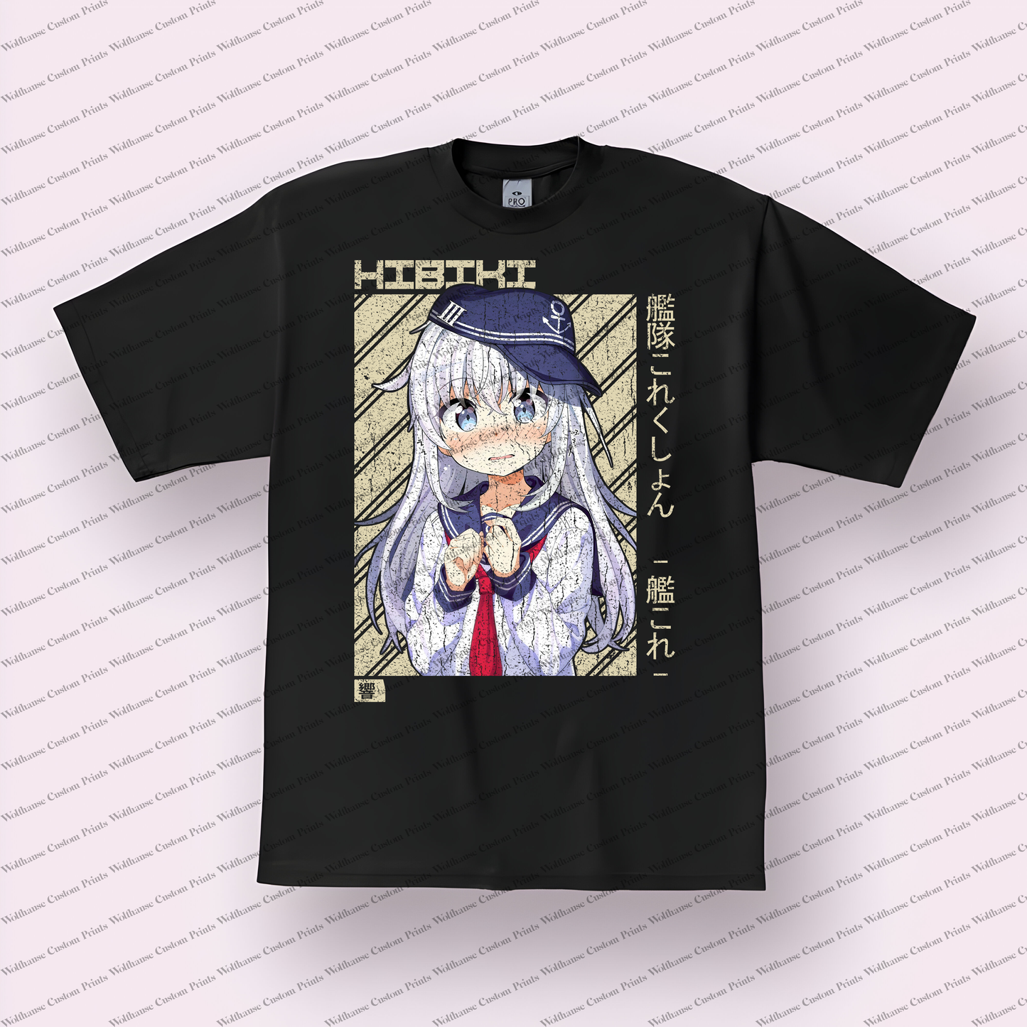 KanColle Distressed Design Graphic Tee