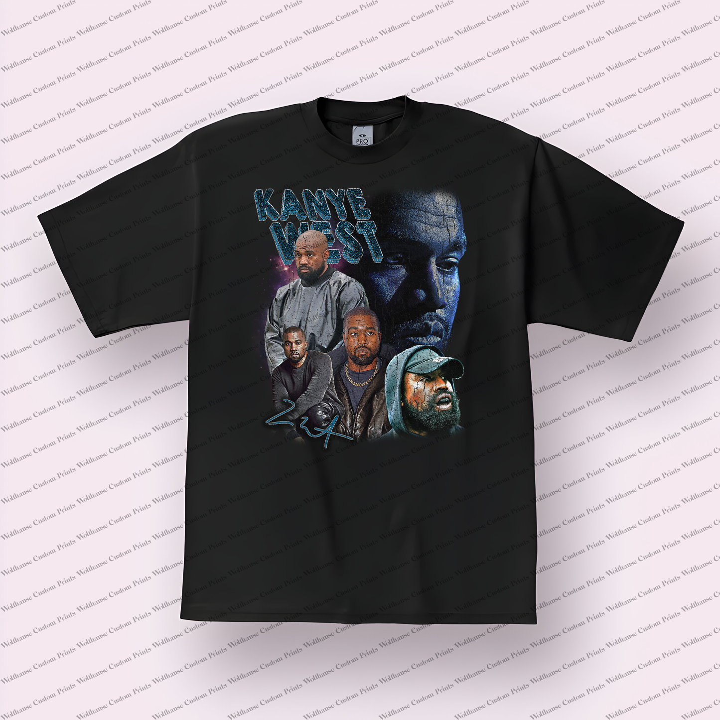 Kanye West Distressed Graphic Tee