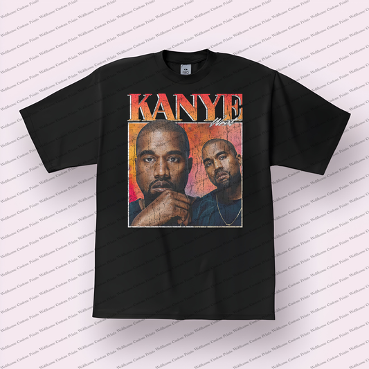 Kanye West Distressed Graphic Tee