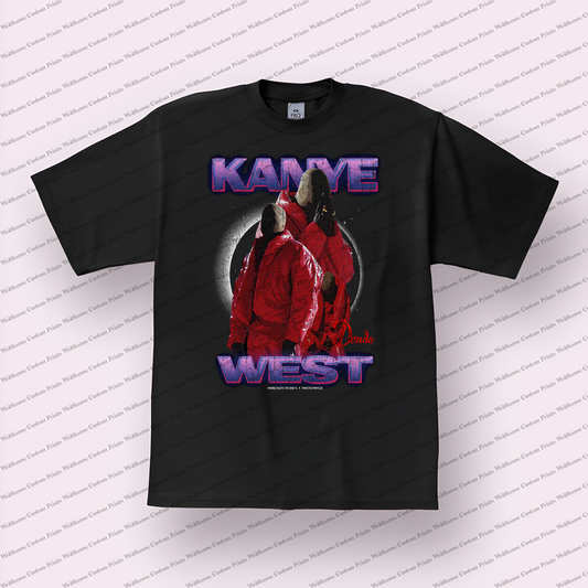 Kanye West Distressed Graphic Tee