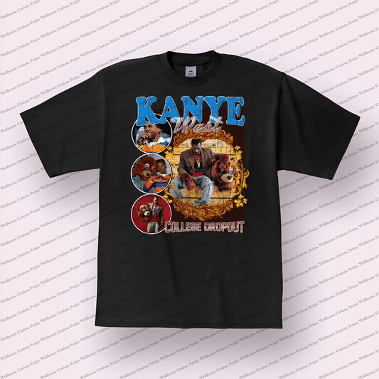 Kanye West Distressed Graphic Tee