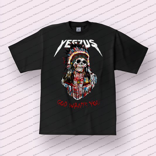 Kanye West Distressed Graphic Tee