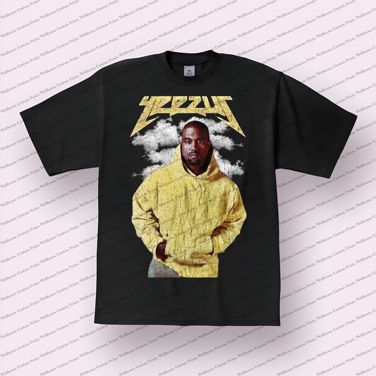 Kanye West Distressed Graphic Tee