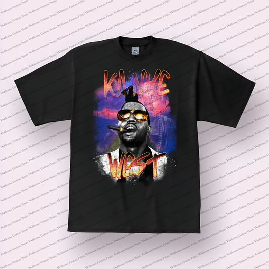 Kanye West Distressed Graphic Tee