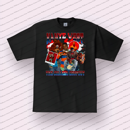 Kanye West Distressed Graphic Tee