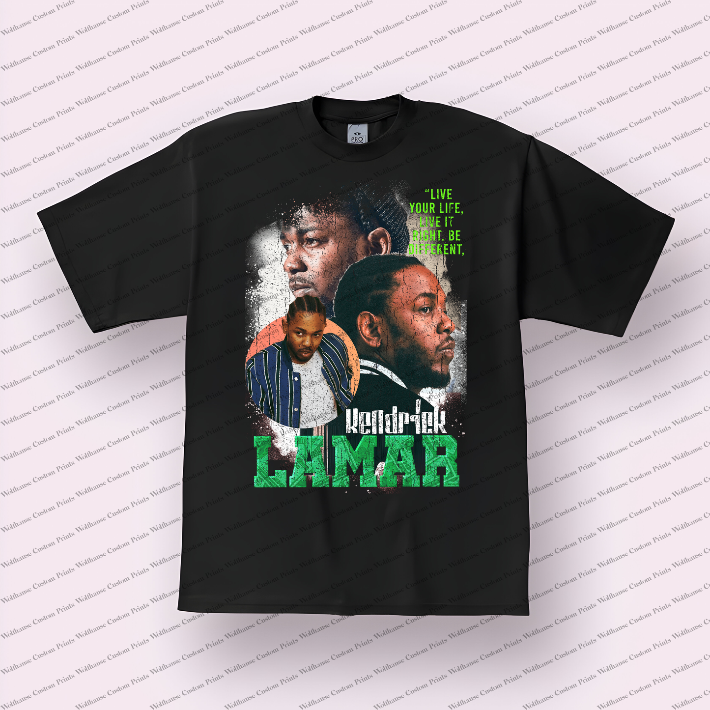 Kendrick Distressed Graphic Tee