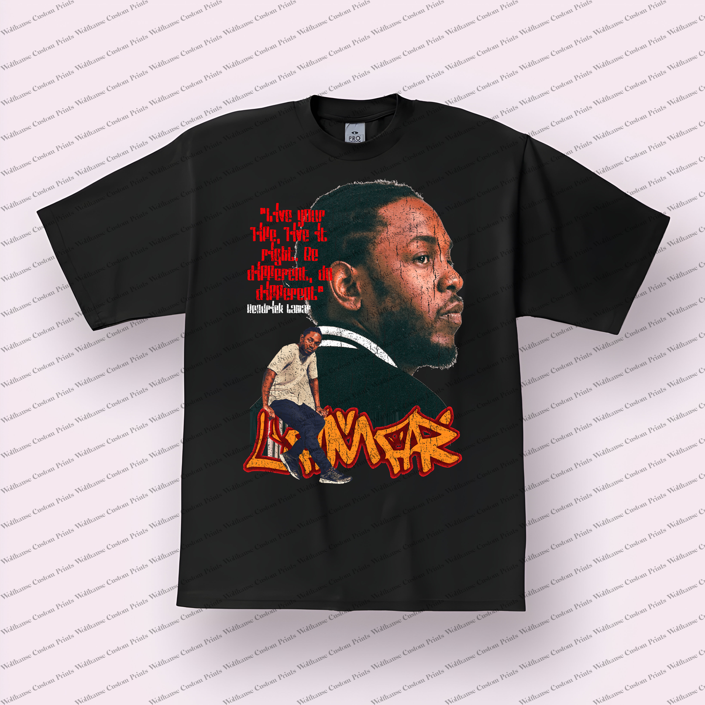 Kendrick Distressed Graphic Tee