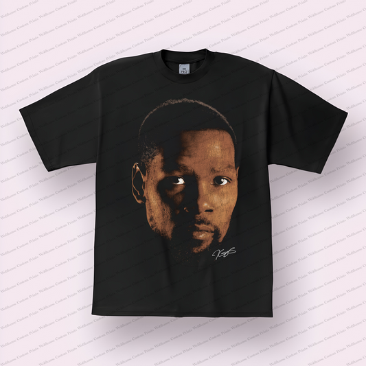 Kevin Durant Big Head Distressed Graphic Tee