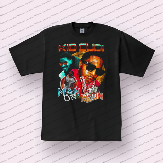 Kid Cudi Distressed Graphic Tee
