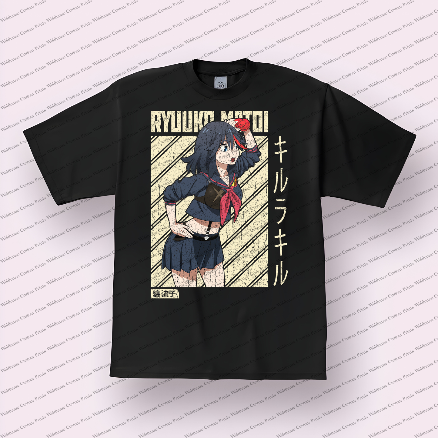 Kill la Kill Distressed Design Graphic Tee