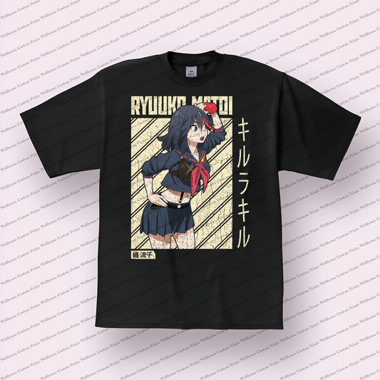 Kill la Kill Distressed Design Graphic Tee