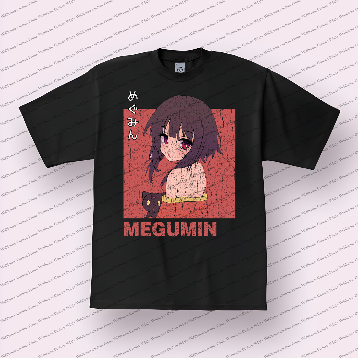 KonoSuba Distressed Design Graphic Tee