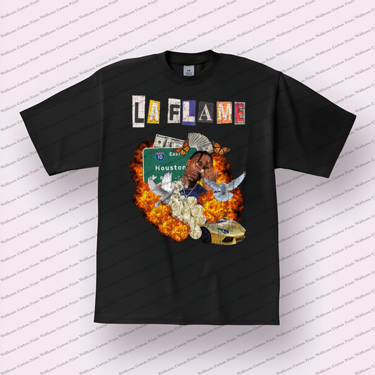 Travis Scott Distressed Graphic Tee