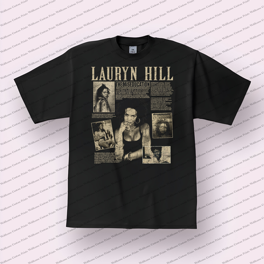 Lauryn Hill Distressed Graphic Tee
