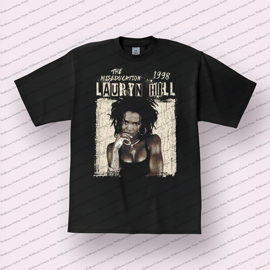 Lauryn Hill Distressed Graphic Tee